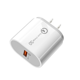 QC3.0 Быстрая зарядка один USB дорожная зарядка 9V12V5V мобильный телефон умный адаптер быстрая зарядная головка европейские правила США