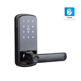 Foreign trade TT LOCK lock mobile phone APP fingerprint lock single tongue lock graffiti wifi Europe and the United States cross-border fingerprint lock