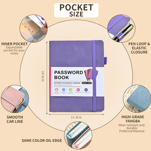 Spot Cross-Border A6 with Letter Label Password Saver for Internet Website Address Log Details