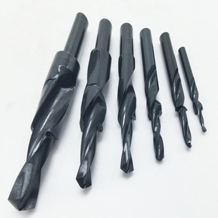 Step drill straight shank step drill 180 degree straight angle/90 degree oblique angle M2 black hardened composite twist drill M3M12