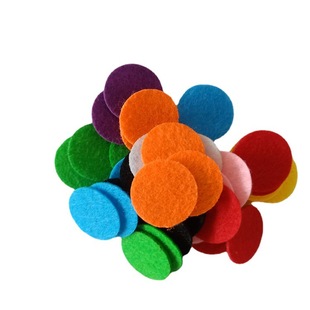 Round non-woven handmade headdress hairpin accessories diy bow hairpin material hairpin rope flower bottom support gasket