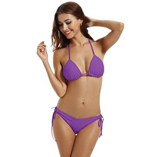 Spot foreign trade bikini swimsuit three-point swimsuit bikini AliExpress EBAY WISH Amazon