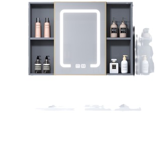 Bathroom Wash Basin Bathroom Cabinet Combination Ceramic Small Apartment Washbasin Smart Mirror Cabinet Space Aluminum Washbasin