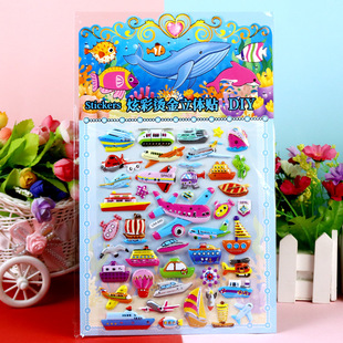 Stereo Ultraman Woof Team Kulomi melody Frozen Princess Dress-up Star Baby Bubble Sticker
