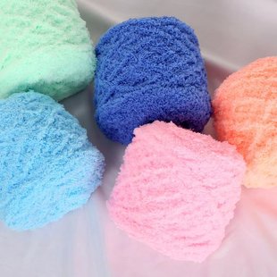 Коралловый Флис Полотенце Линия Шарф Толстые Линии Детские Ручной Работы DIY Сплетенный Материал Сумка