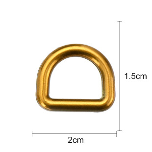 Bag Hardware D-Shaped Buckle Handbag Shoulder Strap Bag Clothing Semi-Circular Small D Buckle Die-Casting Seamless Zinc Alloy Hardware Buckle