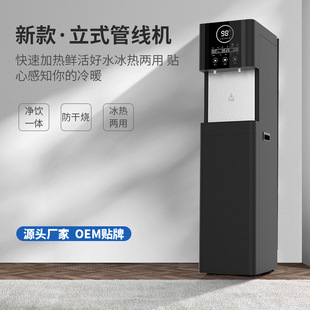 Intelligent Vertical Pipeline Machine Water Purifier Heating All-in-One Reverse Osmosis Household Cold and Hot Direct Drinking Machine Office Commercial
