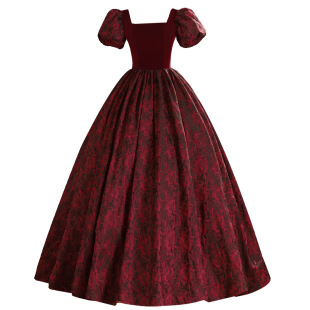 French Superior Sense Satin Rose Knight Toast 2025 New Bride Vocal Art Examination Banquet Evening Dress for Women