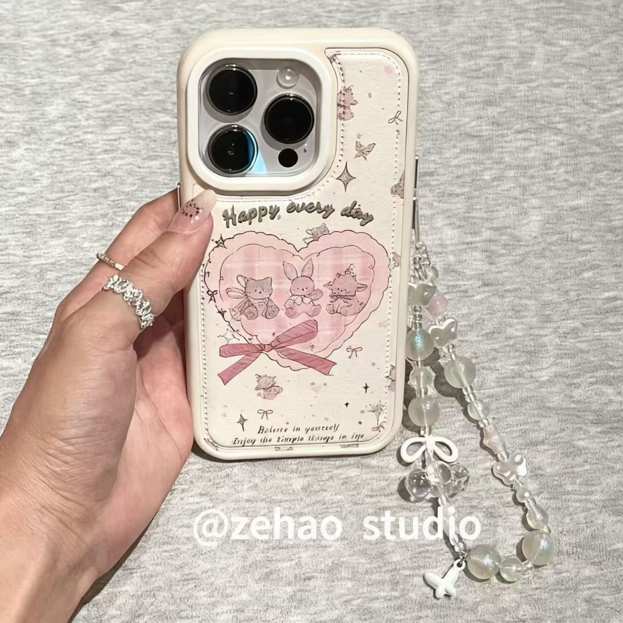 Cute cartoon patterns for Apple 17 Pro Max bulge phone case, new 16 Pro 15 14 soft 13