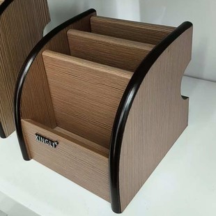 Xingli 5005 wooden office storage pen holder desktop decoration file storage pen holder gift learning stationery