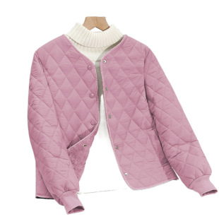 Winter fleece-lined liner cotton-padded coat women's light down cotton-padded jacket base wear small cotton-padded jacket school uniform artifact warm coat
