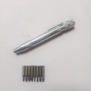 8in1 aluminum alloy tool pen, screwdriver wholesale screw repair tool multi-function screwdriver batch head