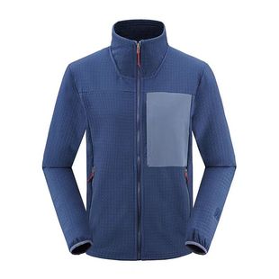 Outdoor Flat Bata Windproof Waterproof Wear-resistant Thickened Warm Soft Shell Fleece Clothes Autumn and Winter Men's Collar Casual Jacket