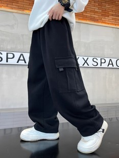Boys' pants spring and autumn 2024 new ruffian handsome children's clothing autumn leisure sports overalls big boy autumn clothing