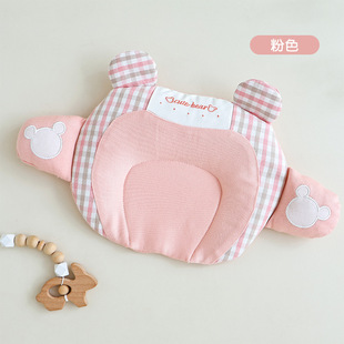 Ramie Cotton Neonatal Pillow Comfortable Breathable Adjustable Head-shaped Prototype Pillow Mengji Cassia Baby Anti-flat Headrest