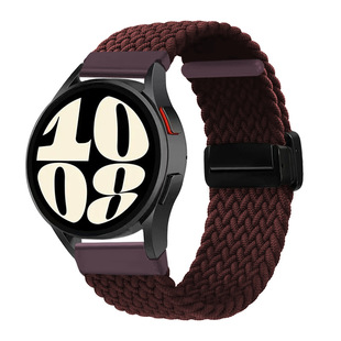 Применимо для Samsung watch6 ремешок нейлоновая плетеная магнитная всасывание Huawei GT3 часы ремешок 20 мм 22 мм универсальный