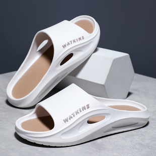 Summer New Sports Slippers Men's Outer Wear Fashion Trendy Casual Thick Bottom Beach Household Non-slip Men's Sandals and Slippers