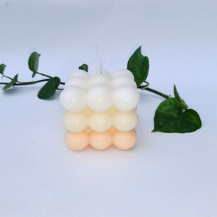 Factory Direct supply South Korea INS gradient cube aromatherapy candle home decoration creative photography props gift