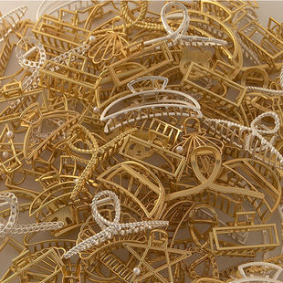 Clip Headwear Pearl Hairpin Back of Head Women's Hairpin Grab Clip Large Metallic Elegant Grab Hairpin South Korea Shark Clip