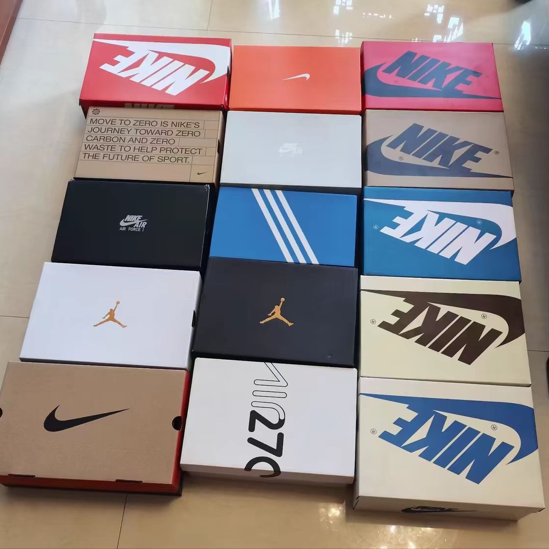 NIKE Pioneer Air Force One AF1 Shoe Box DUNK Board Shoes Running Shoes Packing Paper Box Ice and Snow Luck Storage Box