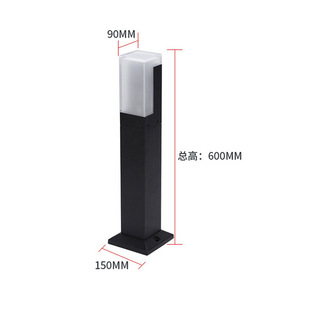 led solar lawn light outdoor light waterproof modern round lawn Light Garden Villa courtyard landscape light