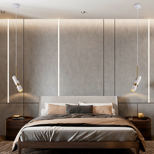 Nordic chandelier reading spotlight simple corridor corridor LED lamps bedroom bedside clothing shops commercial