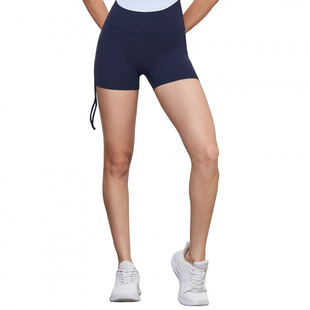 European and American No-size Naked Elastic Drawstring Tight Hot Pants One-piece T-free Yoga Pants Summer High Waist Peach Shorts