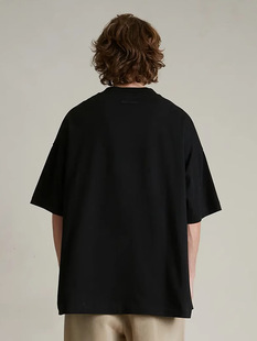 FOG24 Holiday Core ESSENTIALS ZONE Alphabet Summer Loose Crewneck Short-sleeved T-shirt Unisex
