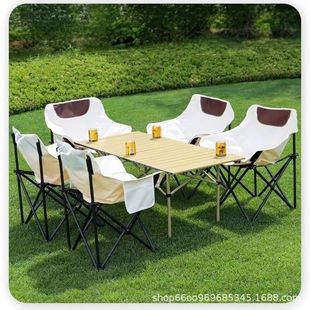 Customized Foldableing Chair, Portable Fishing Stool, Camping Style Picnic Egg Roll Table Set, Stall Foldableing Table, Night Market Outdoor Table and Chairs