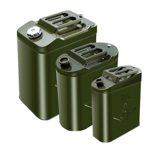 Factory tin gasoline barrel metal 10L20L30L liter square barrel car spare fuel tank iron barrel diesel barrel wholesale