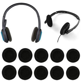 Headset sponge cover 18 35 45 50 55 60 65 75mm round Universal earmuff ear cotton cover double Cotton