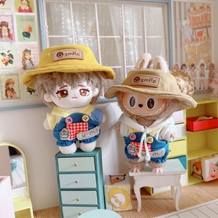 Baby Clothes 10cm 15cm Cotton Doll labubu Pendant Clothes Doll Replacement Baby Clothes Overalls Accessories
