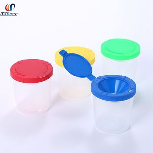 Factory plastic cup children's art painting wash pen cup palette Cup paint graffiti cleaning tray tools