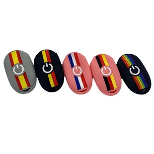Applicable to Fiat 500e silicone car key case multi-color wholesale optional color factory in stock wholesale