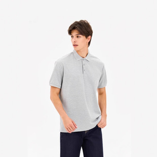 High-end POLO shirt custom-made fine spun cotton summer overalls printed logo lapel short sleeve corporate advertising cultural shirt