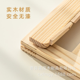 Casual Wooden Reading Bookshelf Adjustable Folding Wooden Reading Stand Tablet Stand Piano Score Recipe Stand