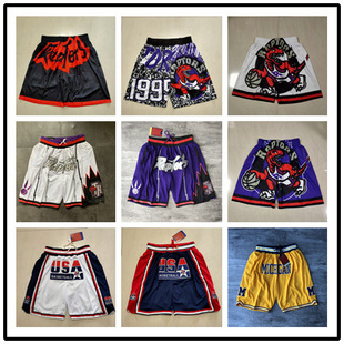 Pocket Basketball Pants Lakers 76ers Thunder Pelican Wizards Magic Pistons Kings Raptors Grizzlies Timberwolves