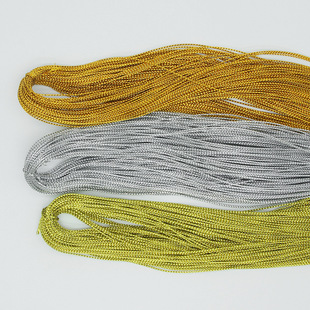 1mm thick golden gold wire silver wire rope tag hanging rope gold wire packaging line decorative price tag lanyard