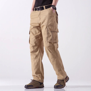 Three-dimensional Pocket Men's Casual Pants Straight Pants Outdoor Multi-pocket Men's Cordwork Pants Men's Trendy Casual Pants