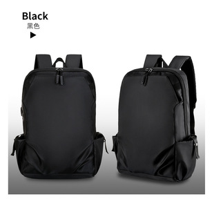 Men's Backpack New Anti-splashing Simple Casual Business Computer Backpack Japanese and Korean-style Cool Large Capacity Schoolbag