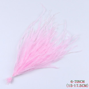 Ostrich hair silk decoration feather flower 15-18cm shoe bag accessories accessories clothing accessories DIY handmade