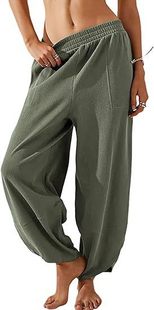 Foreign trade Europe and the United States Amazon cross-border women's independent station 2024 new casual pants loose harem pants autumn pants