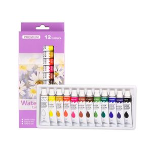 12 Цвет 6ml12ml акварель пигмент в штучной упаковке костюм картина эскиза коробка производитель гарантия доставки