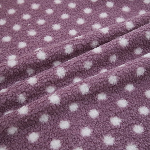 Spot grain cashmere small white point clothing fabric autumn and winter fur integrated floor mat chair warm mat bed sheet