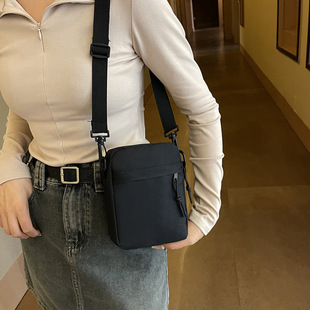 Outgoing Portable Crossbody Bag Men's Casual Simple Small Satchel Oxford Cloth All-match Mobile Phone Bag Women's Sports Shoulder Bag