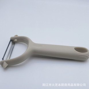 Fashion mini peeler planing knife stainless steel pp planing knife portable scraper melon and fruit peeler kitchen utensils