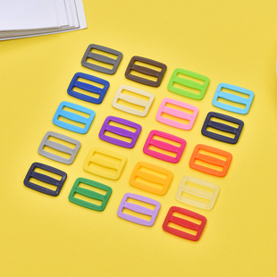 in stock color school bag buckle Japanese buckle bag plastic webbing buckle plastic backpack adjustment four-gear buckle
