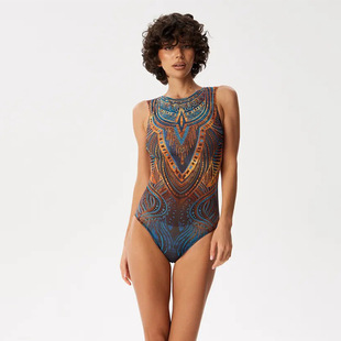 Русский купальник Amazon купальник Женская сетка swimsuit Солнцезащитный купальник Купалик