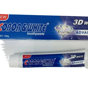 100g English version COBOR & WHITE foreign trade export toothpaste stain removal tooth protection toothpaste factory wholesale