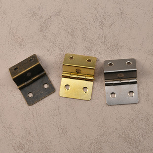 30mm side length trumpet tri-fold hinge antique iron sheet 5 holes tri-fold right angle right angle side clip 10mm plate